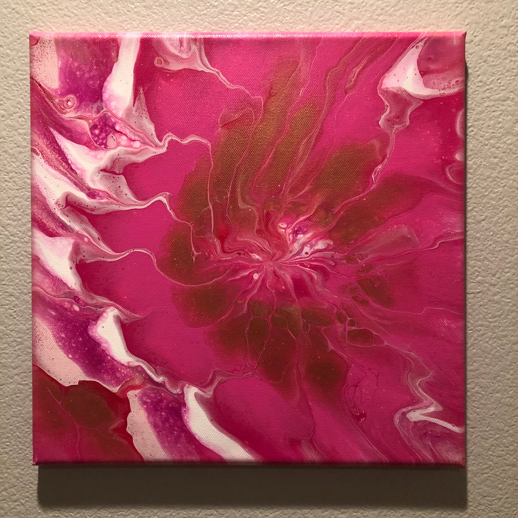 “Hibiscus” - Original Art on Canvas - 12