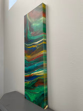 Load image into Gallery viewer, “Jade” - Original Art on Canvas - 12” x 36”