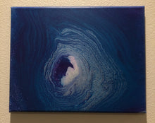 Load image into Gallery viewer, “Blue Vortex” - Original Art on Canvas - 11&quot; x 14&quot;
