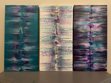 Load image into Gallery viewer, “Phases” - Orignal Art on Canvas - Three 12” x 24” Canvases
