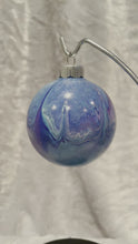 Load and play video in Gallery viewer, Ornament - Blue/White/Purple/Aqua
