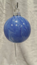 Load and play video in Gallery viewer, Ornament - Blue/White/Silver
