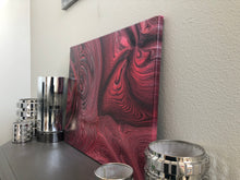 Load image into Gallery viewer, “Bid Red” - Original Art on Canvas - 16&quot; x 20&quot;
