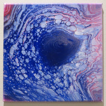 Load image into Gallery viewer, “Blue Effervesence” - Original on Canvas - 12” x 12”
