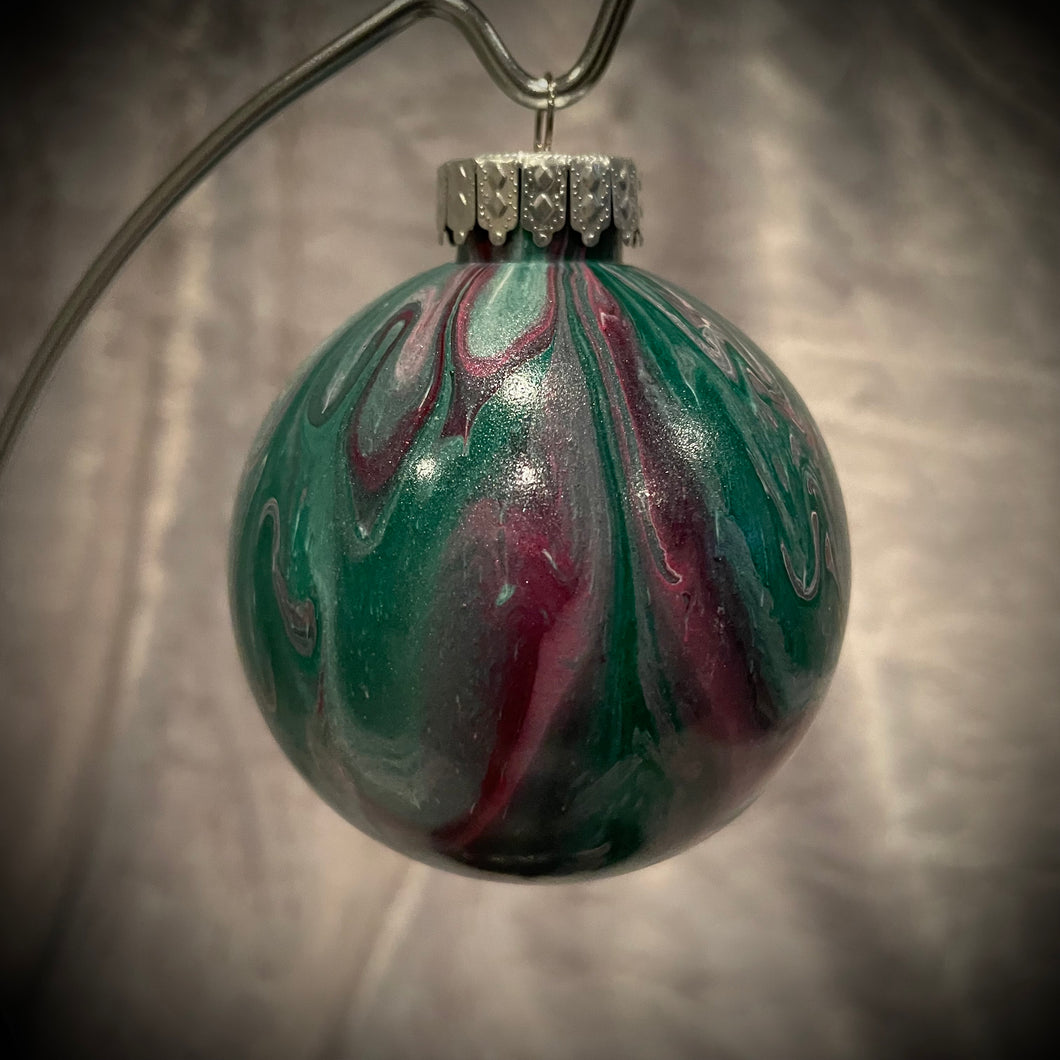 Ornament - Red/White/Green