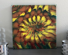Load image into Gallery viewer, “Autumn Bloom” - Original on Canvas - 12” x 12”

