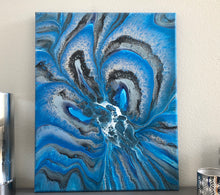 Load image into Gallery viewer, ”Sapphire” - Original Art on Canvas - 16&quot; x 20&quot;
