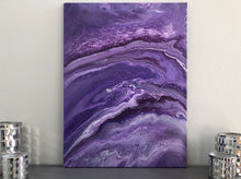 Load image into Gallery viewer, “Amethyst” - Original Art on Canvas - 18” x 24&quot;
