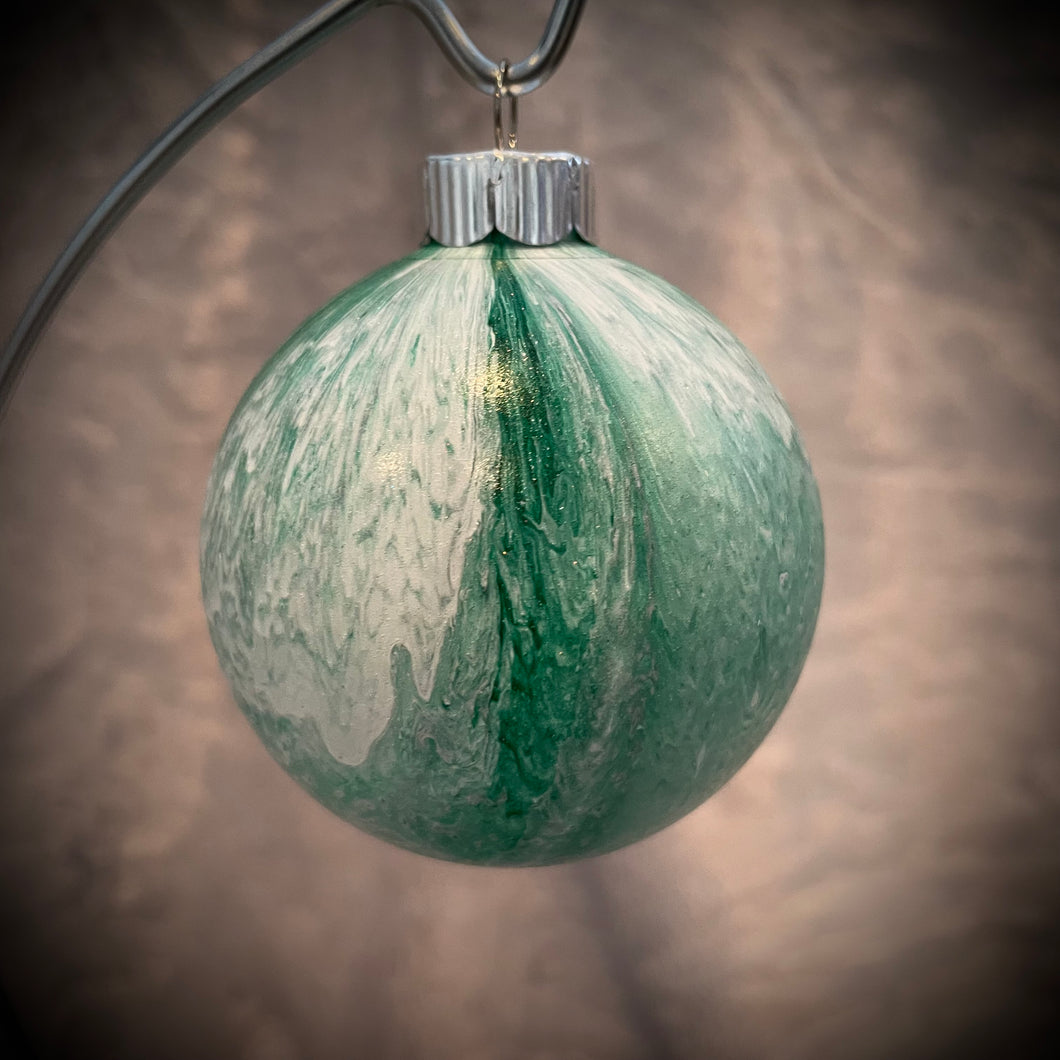 Ornament - Green/White