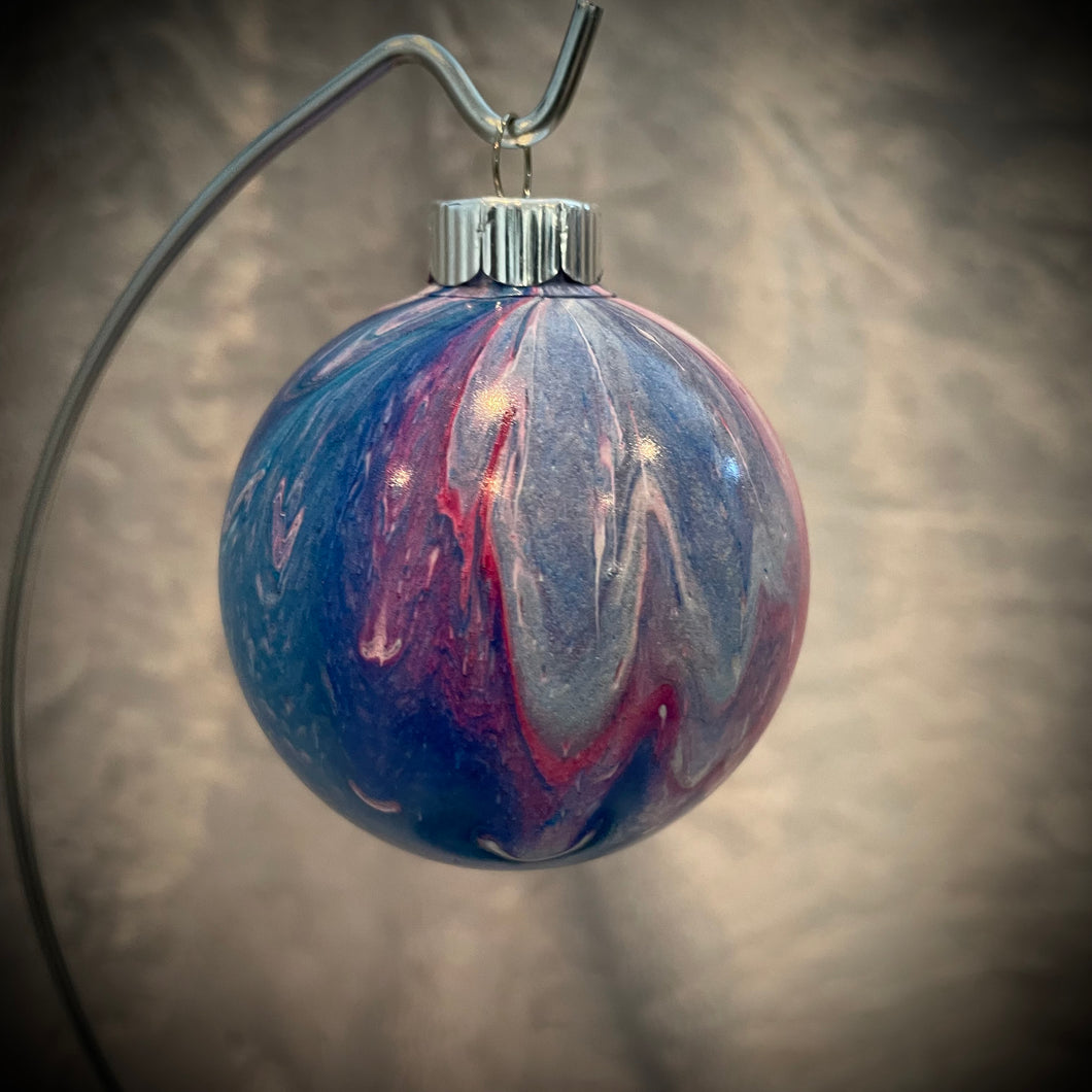 Ornament - Blue/Purple/White/Aqua/Pink