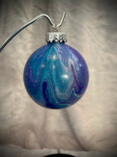 Load image into Gallery viewer, Ornament - Purple/Teal/White
