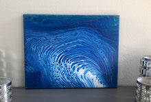 Load image into Gallery viewer, “Riptide” - Original Art on Canvas - 11&quot; x 14&quot;
