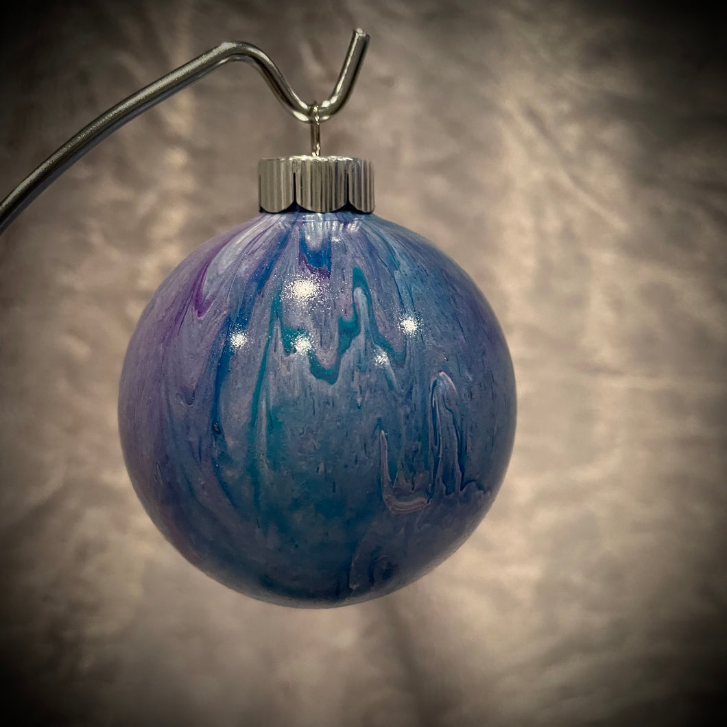 Ornament - Blue/White/Purple/Aqua