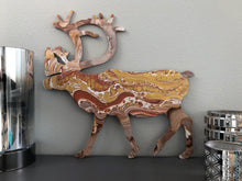 Load image into Gallery viewer, “Caribou I”- Original Art on Wood - 16&quot;
