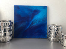 Load image into Gallery viewer, “Deep Blue” - Original on Canvas - 12” x 12”

