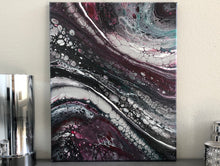 Load image into Gallery viewer, “Burgundy Dreams” - Original Art on Canvas - 16&quot; x 20&quot;
