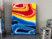 Load image into Gallery viewer, “Fire &amp; Ice II” - Original Art on Canvas - 8&quot; x 10&quot;
