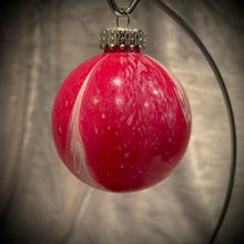 Load image into Gallery viewer, Ornament - Red/White/Metallic Silver
